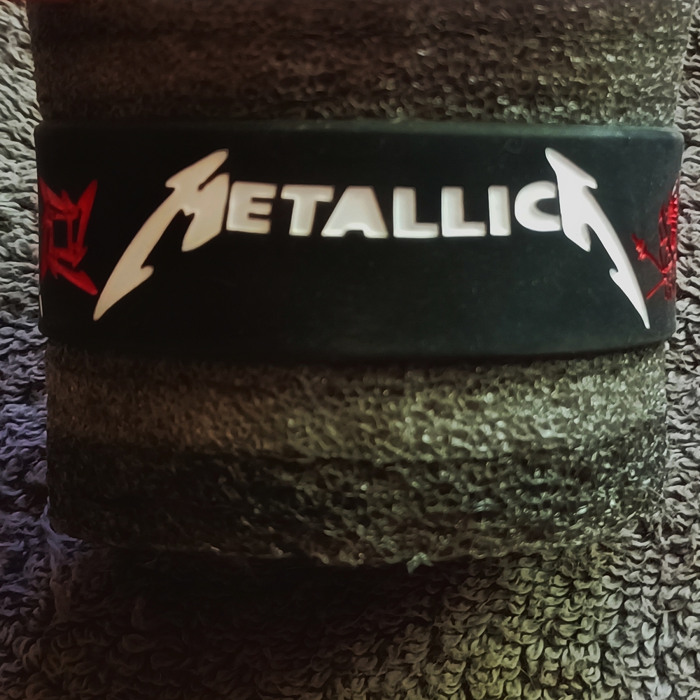 Black and Red Wristband